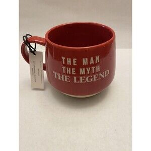 The Man, The Myth, The Legend Mug NEW w/ tag (Wendy Bellissimo Stoneware)